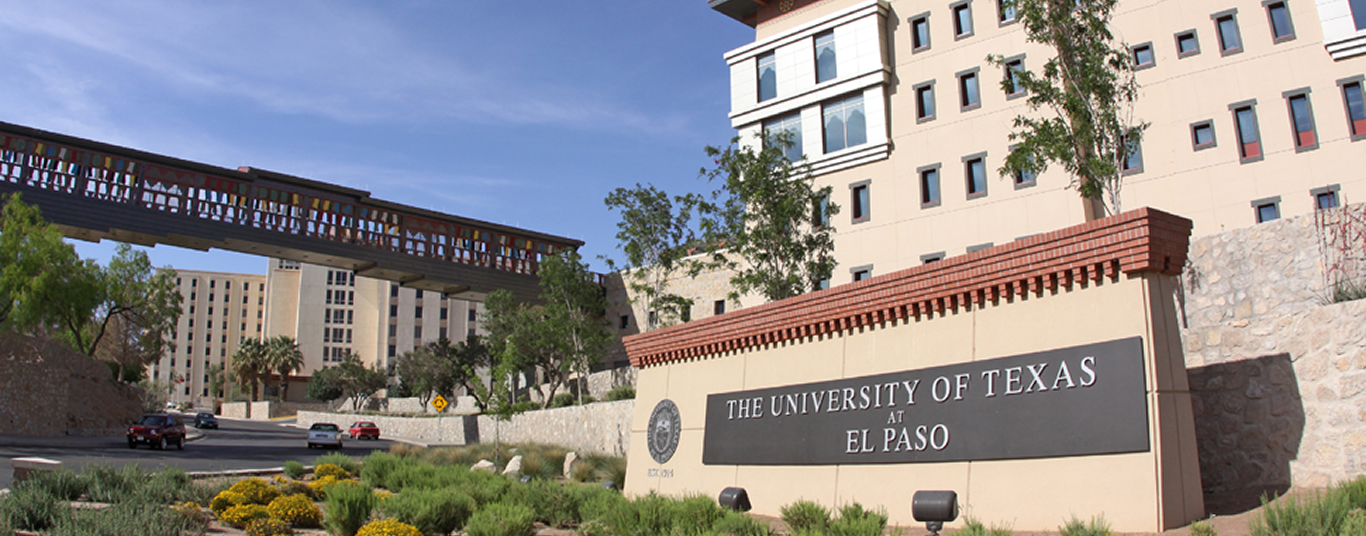 Entrance of UTEP campus
